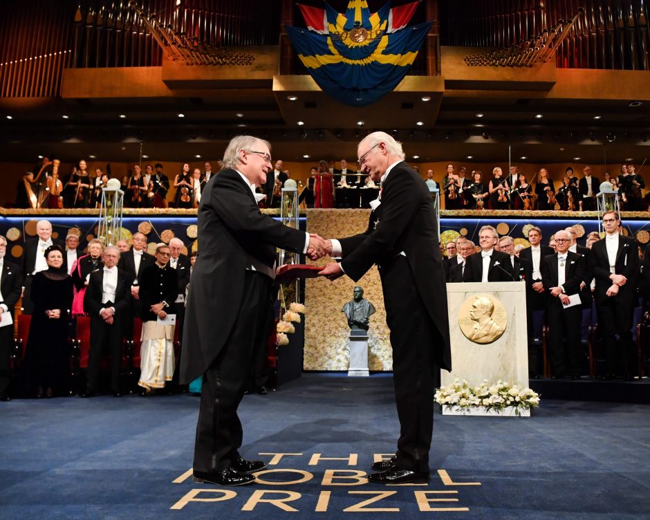 Stokholme ir Osle įteiktos 2019 metų Nobelio premijos