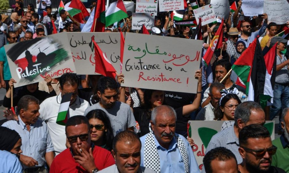 Prancūzija uždraudė palestiniečius palaikančius protestus