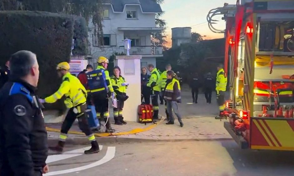 Senelių namuose Ispanijoje kilęs gaisras nusinešė dviejų moterų gyvybes 