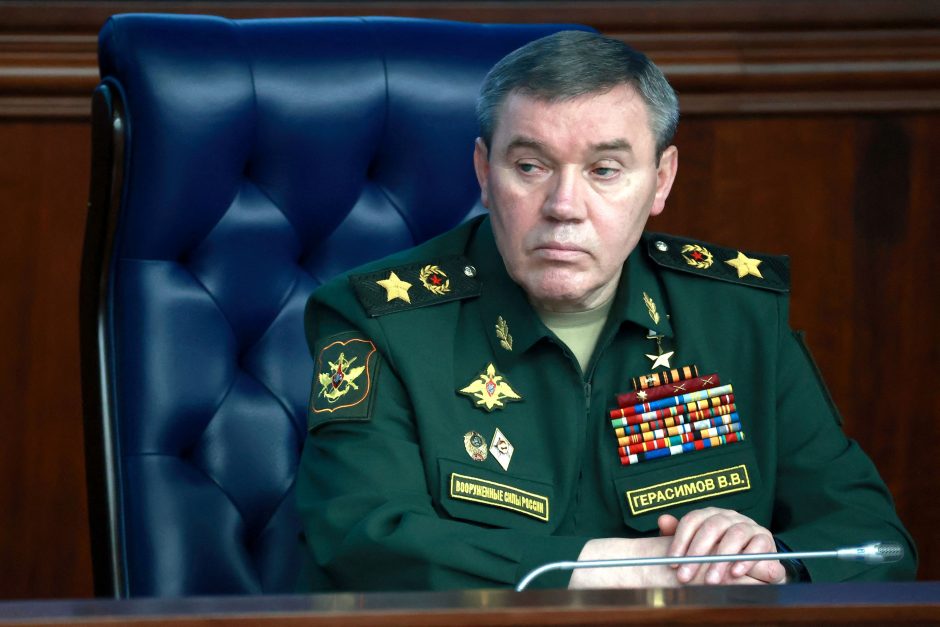 Ministerija: Rusija vėl keičia kariuomenės vadą Ukrainoje