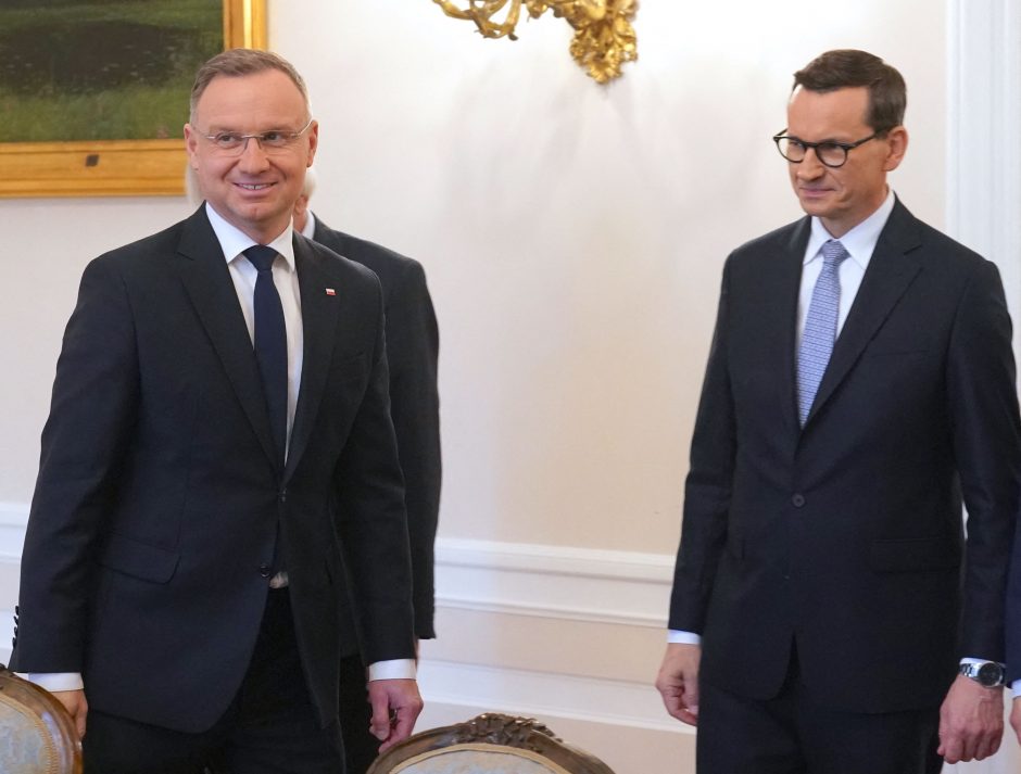 Lenkijos prezidentas A. Duda šalies premjeru skiria M. Morawieckį