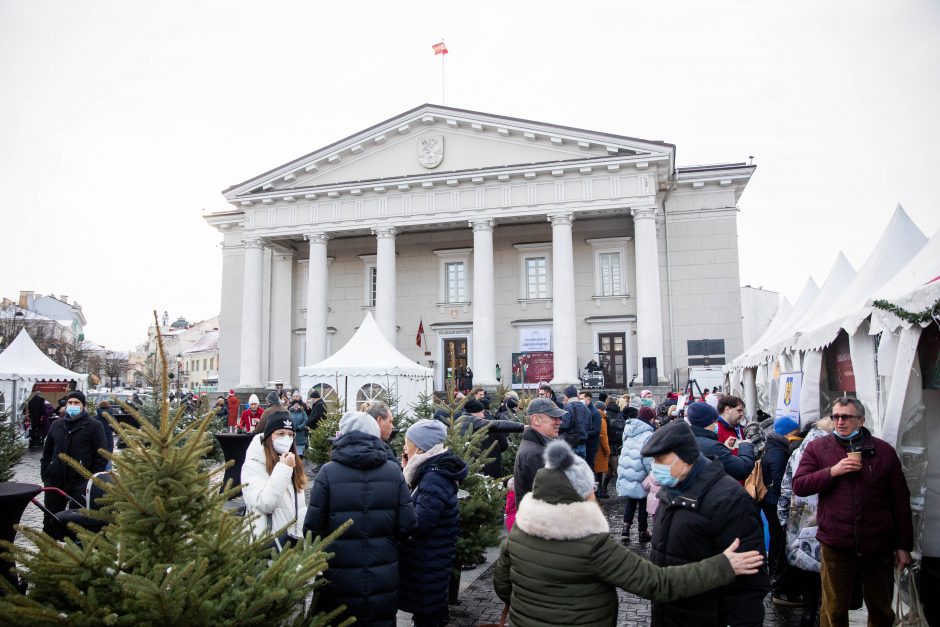 D. Nausėdienė atidarė tradicinę Tarptautinę Kalėdų labdaros mugę