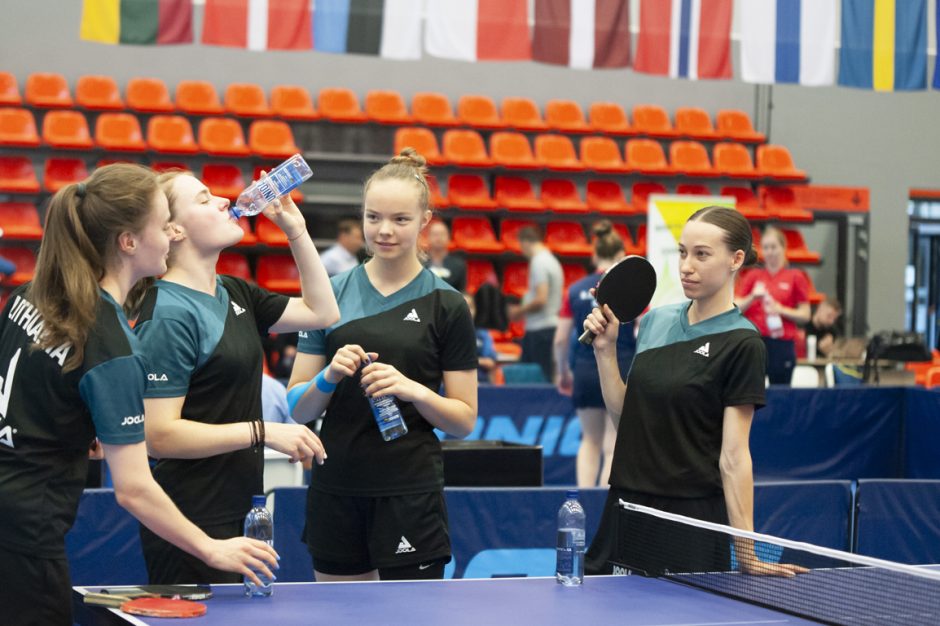 Lietuvoje po 20 metų pertraukos surengtas Šiaurės Europos šalių stalo teniso čempionatas
