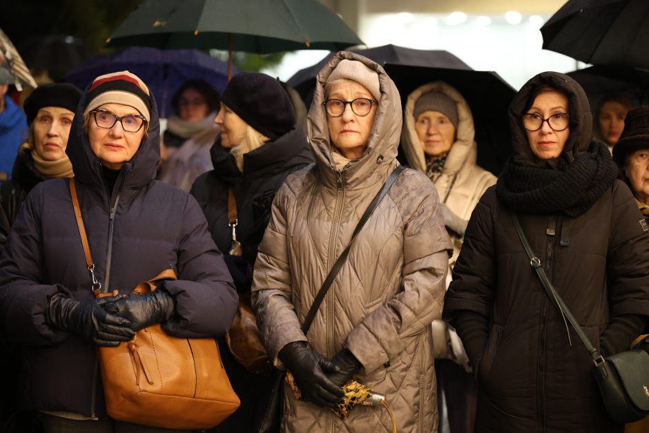 Protestas prieš „Nemuno aušros“ įtraukimą į valdančiąją koaliciją Kaune