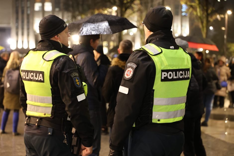 Protestas prieš „Nemuno aušros“ įtraukimą į valdančiąją koaliciją Kaune