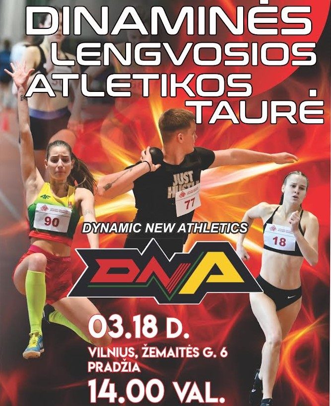 Lietuvoje pirmą kartą rengiamos Dinaminės lengvosios atletikos varžybos