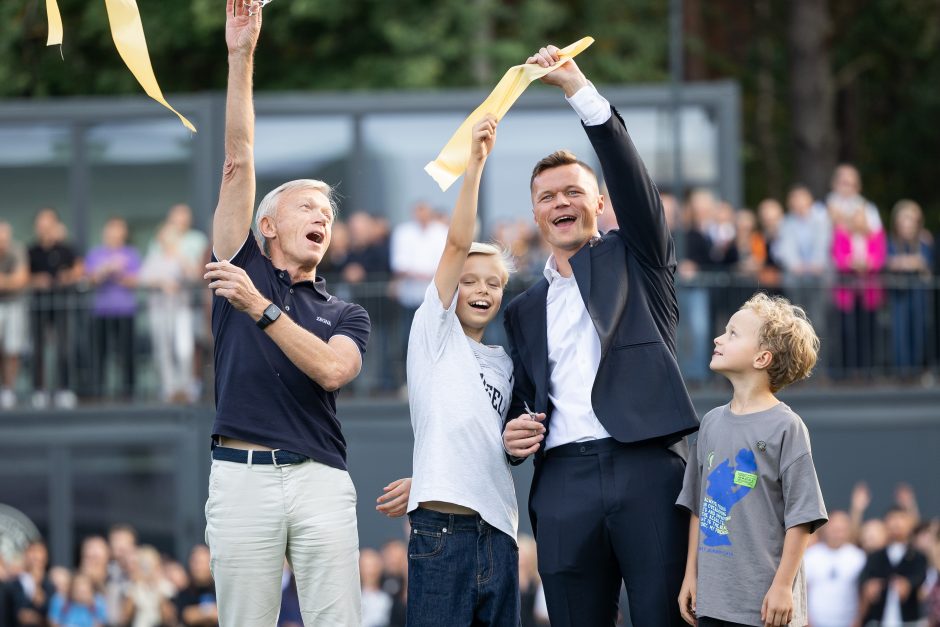 Vilniuje atidarytas „Hanner-VFA“ futbolo stadionas: investicijos į projektą siekė 2,5 mln. eurų