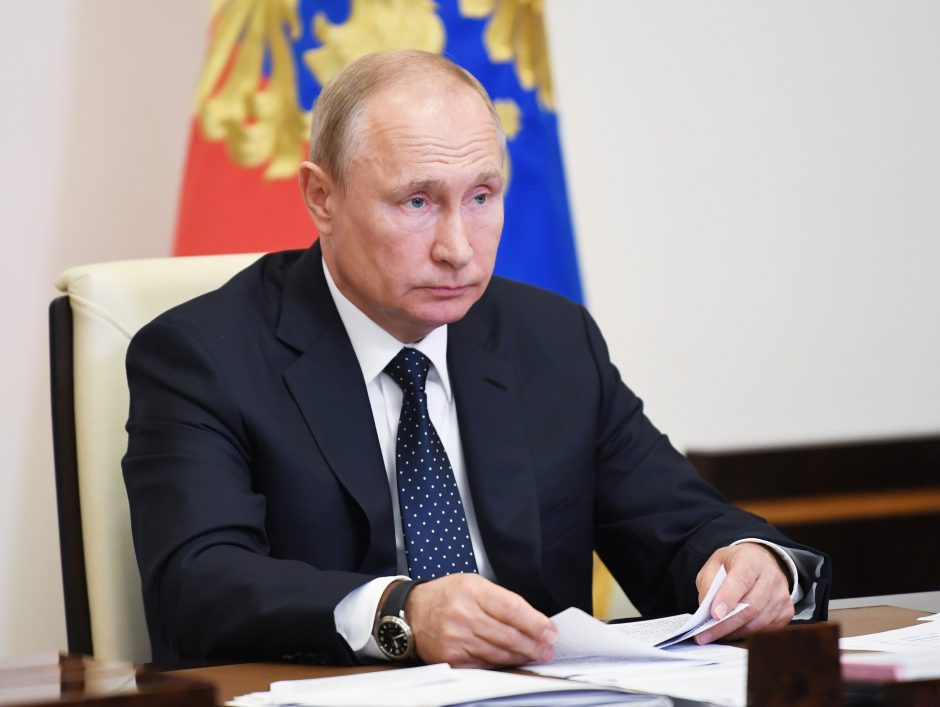 V. Putinas: Rusija sieks iki 2060 metų tapti neutralia klimato atžvilgiu