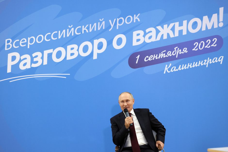 V. Putinas: reikia likviduoti „antirusišką anklavą“ Ukrainoje