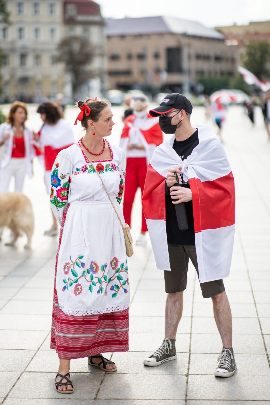 Eitynėmis ir mitingu Vilniuje baltarusiai mini suklastotų prezidento rinkimų metines