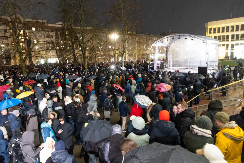 G. Paluckas neatsakė į protestuotojų kvietimą ateiti į mitingą: nepritariu pačiai idėjai