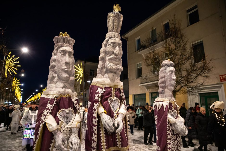 Šiauliuose kalėdinį laikotarpį užbaigė Trijų Karalių eitynės