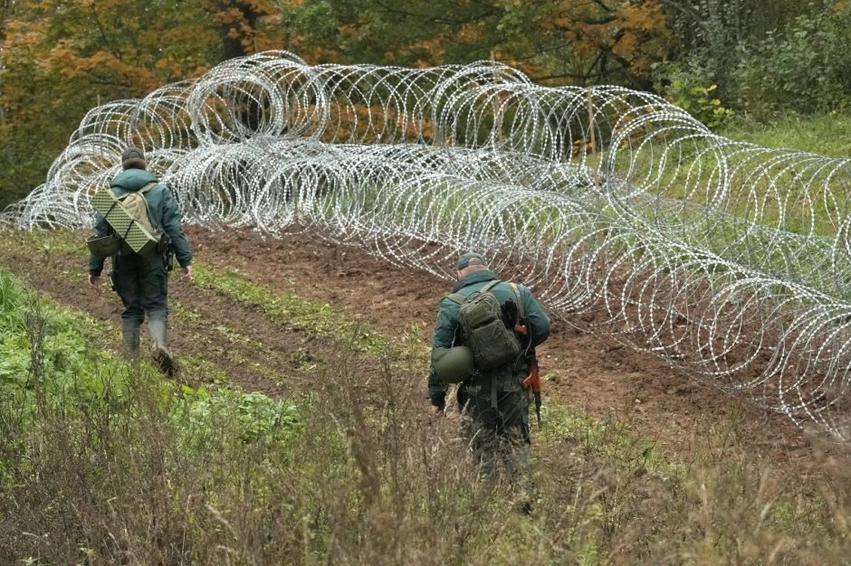 Latvija gaus finansinę ES paramą sienai su Baltarusija apsaugoti