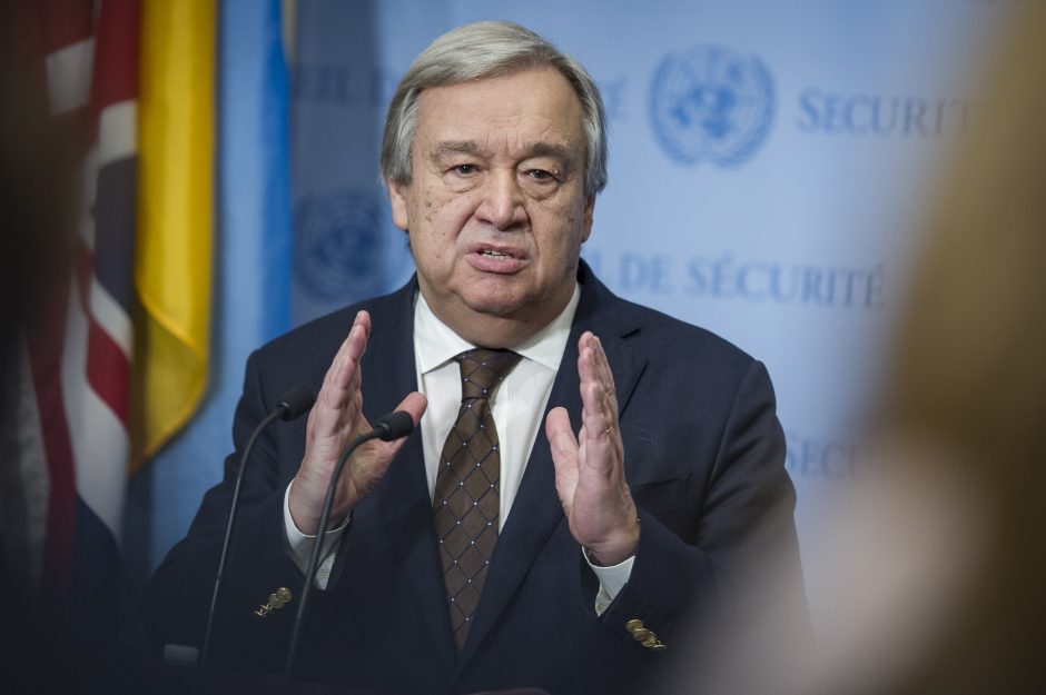 A. Guterresas: naujoji JT žmogaus teisių komisarė susidurs su didėjančia nelygybe