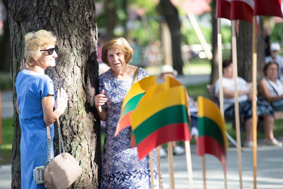 Kaunas paminėjo 33-iąsias Baltijos kelio metines