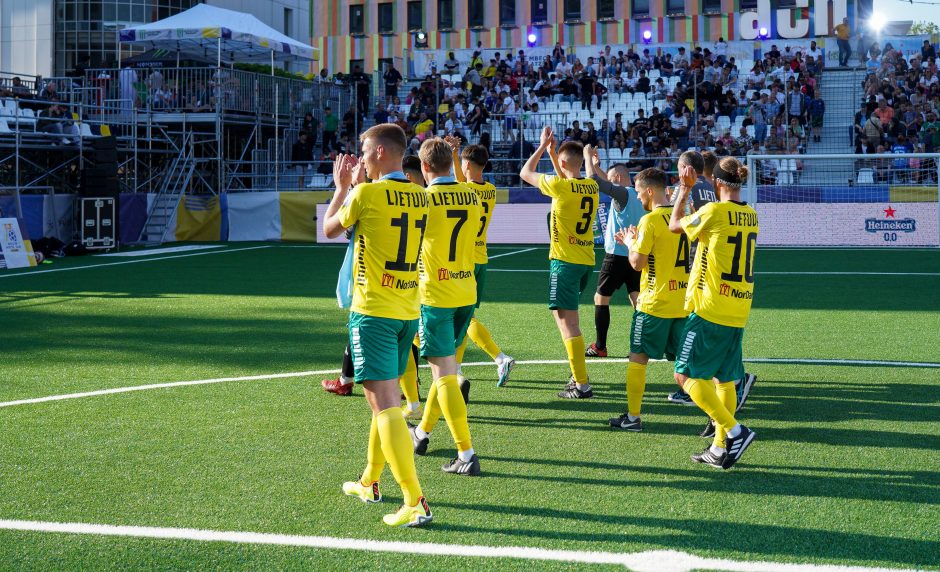 Pasaulio mažojo futbolo čempionate – galingas lietuvių startas
