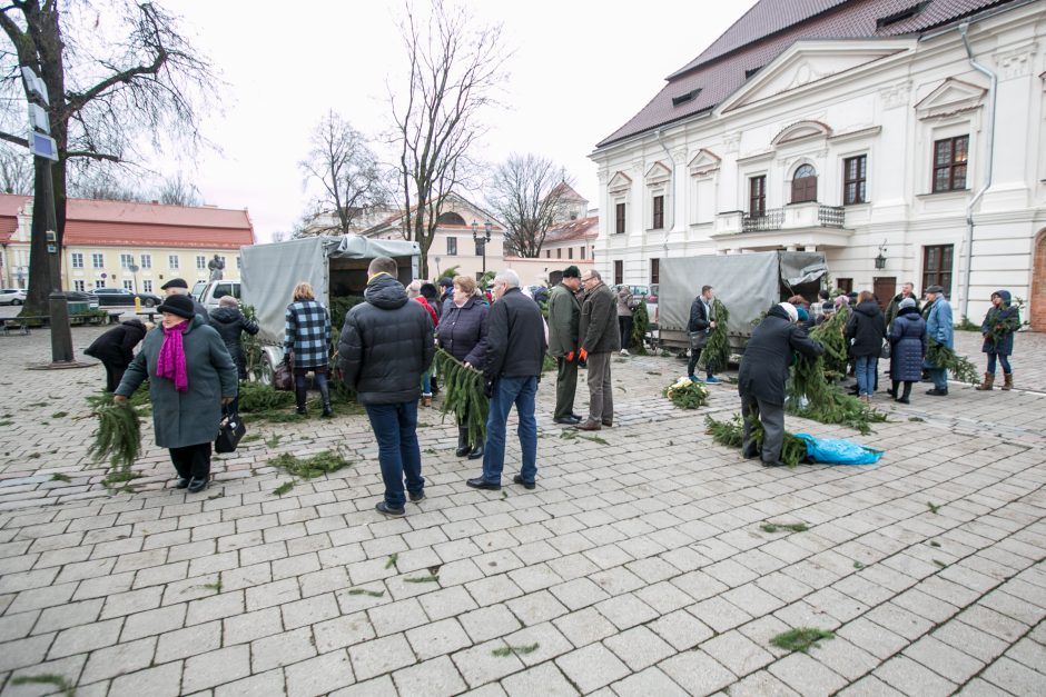 Į kauniečių namus iškeliavo tūkstančiai eglių šakų