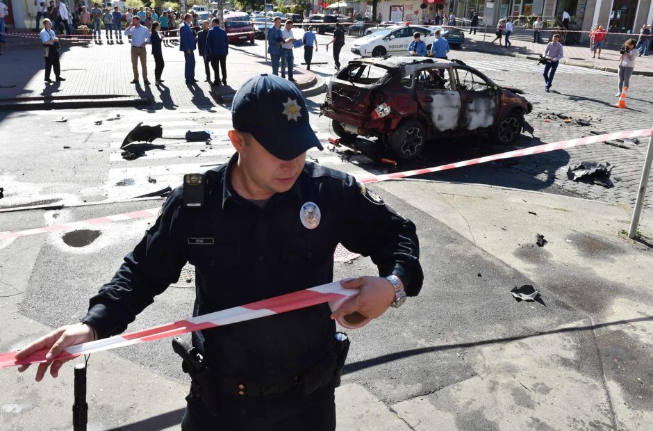 Kijeve susprogdintas žinomas Baltarusijos žurnalistas