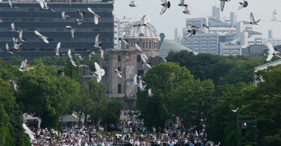 Japonija mini prieš 71-erius sunaikintos Hirošimos tragediją