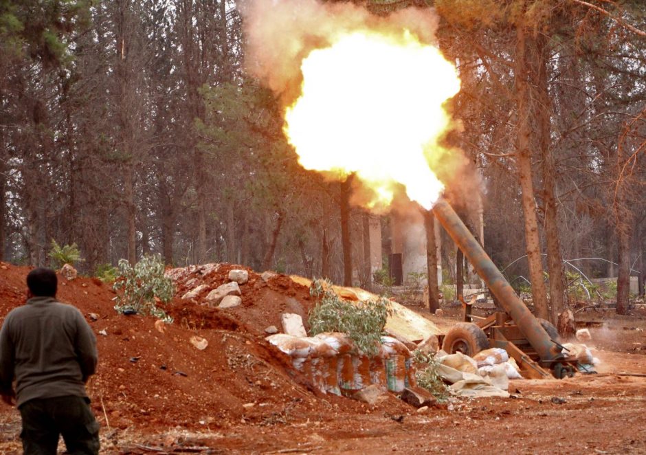 Sirijoje sukilėlių raketos užmušė 38 civilius, iš jų – 14 vaikų