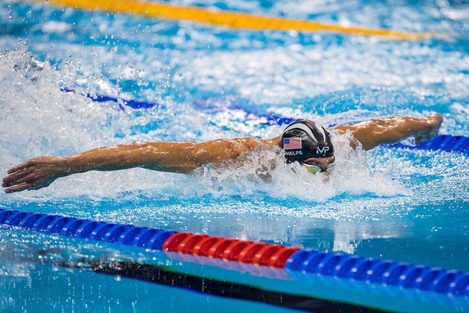 M. Phelpsas laimėjo 23-iąjį olimpinį aukso medalį