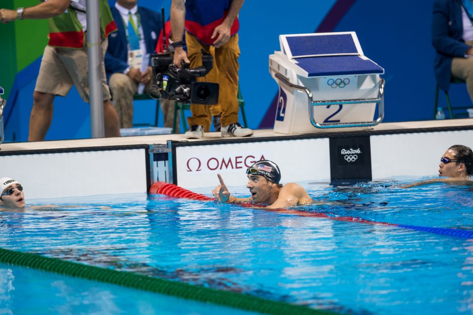 M. Phelpsas laimėjo 23-iąjį olimpinį aukso medalį