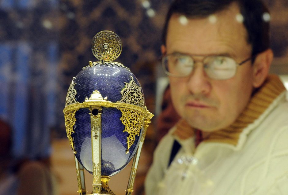 Rusijos oligarchas atidarė prabangų „Faberge“ kiaušinių muziejų