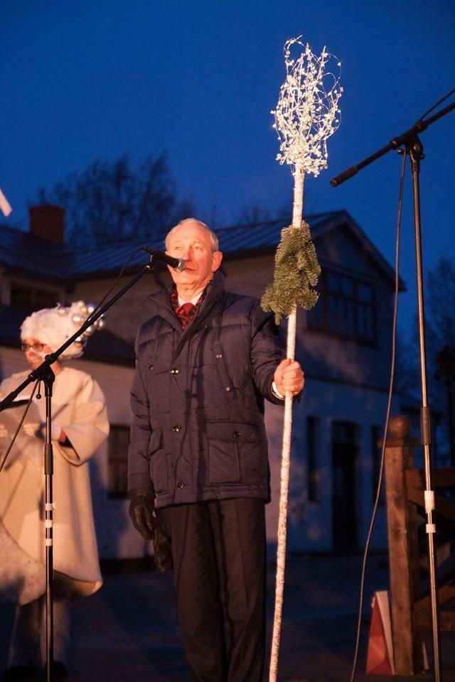 Telšius papuošė kalėdinių eglučių alėja