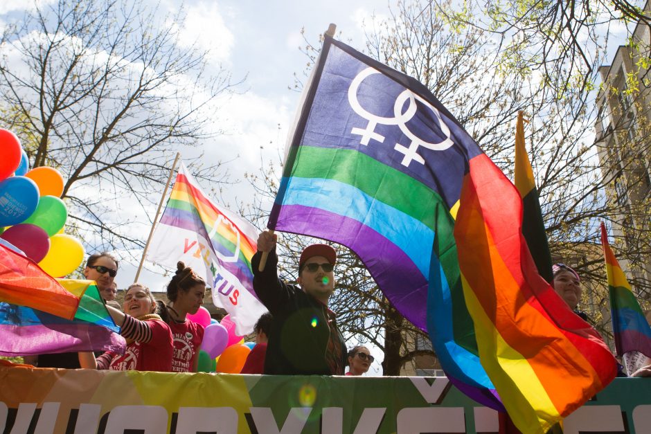 Gėjų lyga protestavo dėl žmogaus teisių Čečėnijoje