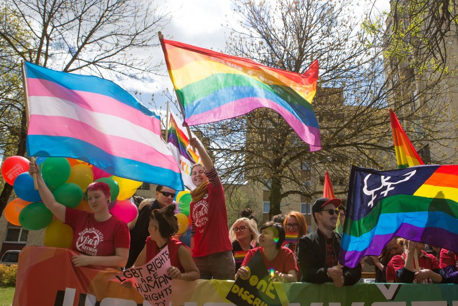 Gėjų lyga protestavo dėl žmogaus teisių Čečėnijoje