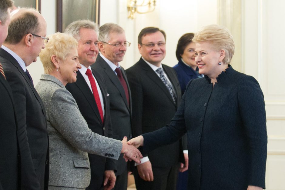 Prezidentė susitiko su Seimo valdyba