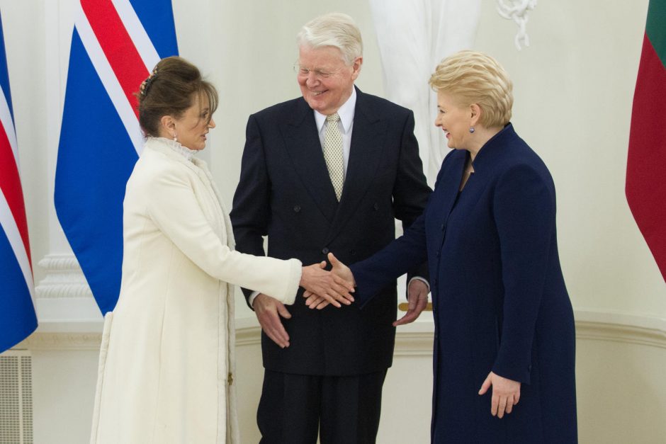 Lietuvoje vieši Islandijos prezidentas