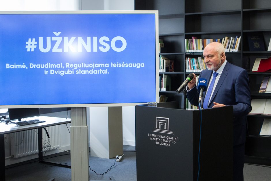 V. Mazuronis paskelbė rinkimų programą: koks žada būti prezidentas?