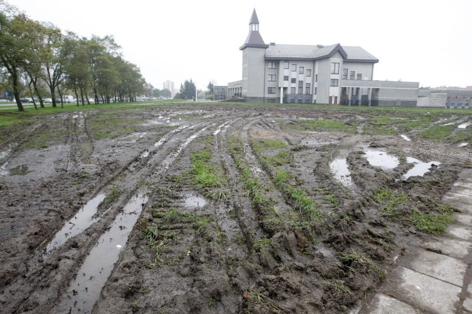 Po cirko gastrolių – mėšlynas