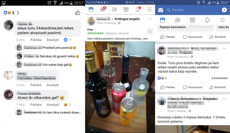 Pogrindyje – alkoholio upės