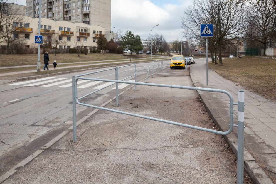 Vilniuje – saugesnės pėsčiųjų perėjos