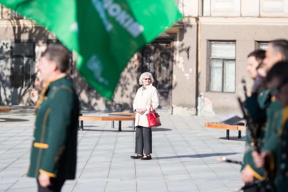 Eigulių gyventojus pažadino pučiamųjų orkestras