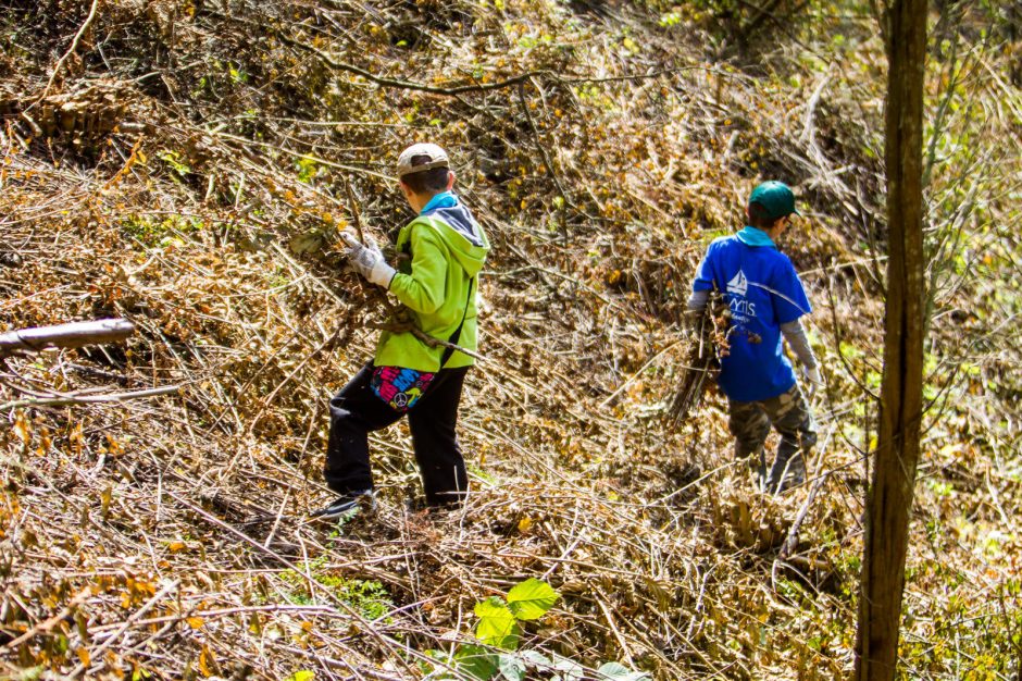 Kariuomenės neprisišaukė – padėjo mokinukai