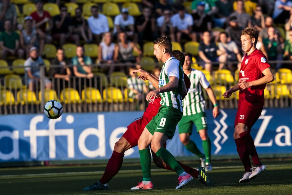 „Žalgirio“ futbolininkai tęsia sėkmingą pasirodymą Europos lygos atrankoje