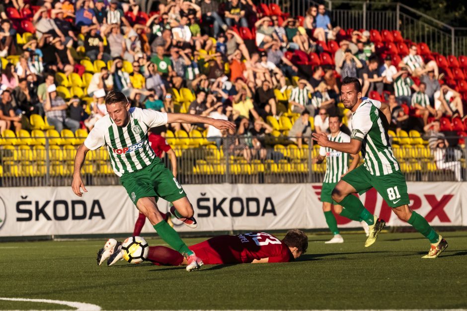 „Žalgirio“ futbolininkai tęsia sėkmingą pasirodymą Europos lygos atrankoje