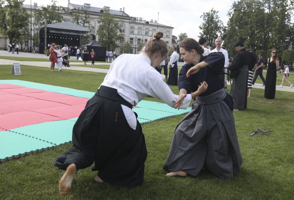 Lukiškių aikštėje pristatytas interaktyvus fontanas