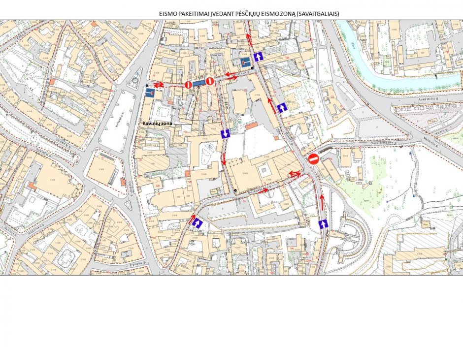 A. Savičiaus gatvė savaitgaliais taps draugiška pėstiesiems