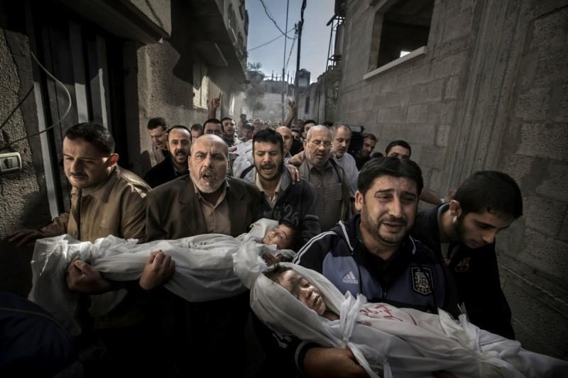 Prestižinis apdovanojimas – Gazos vaikų laidotuvių nuotraukai
