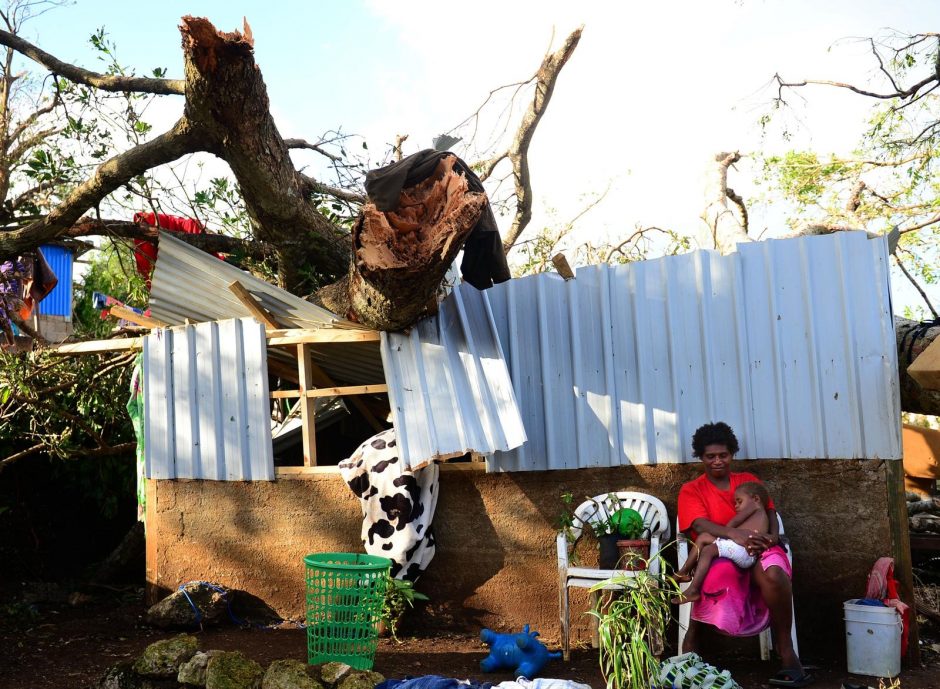 Vanuatu premjeras: ciklono aukų tikriausiai reikšmingai nebepadaugės