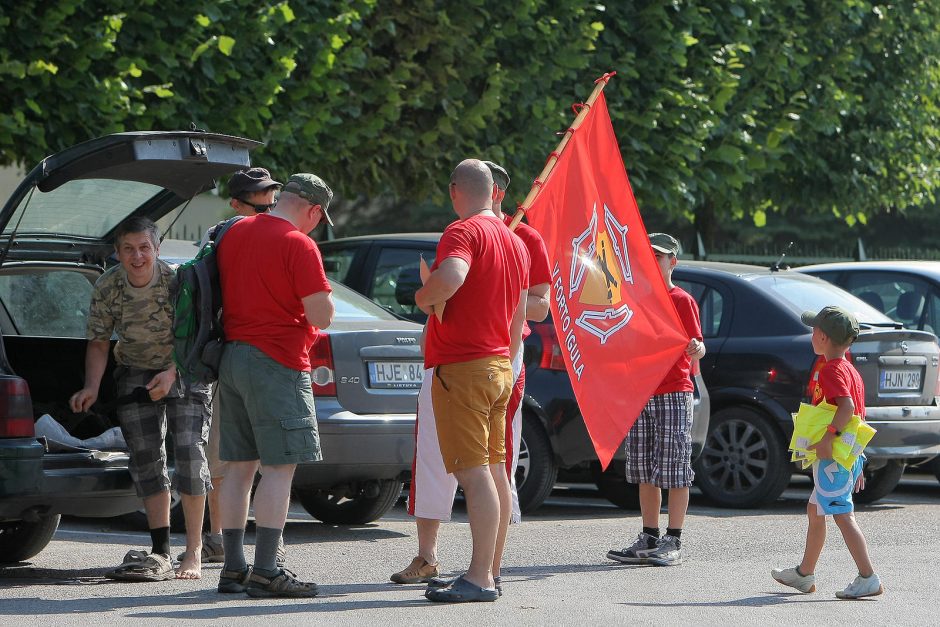 Žygyje sužinojo, kad vokiečiai paliepė įrengti tualetus