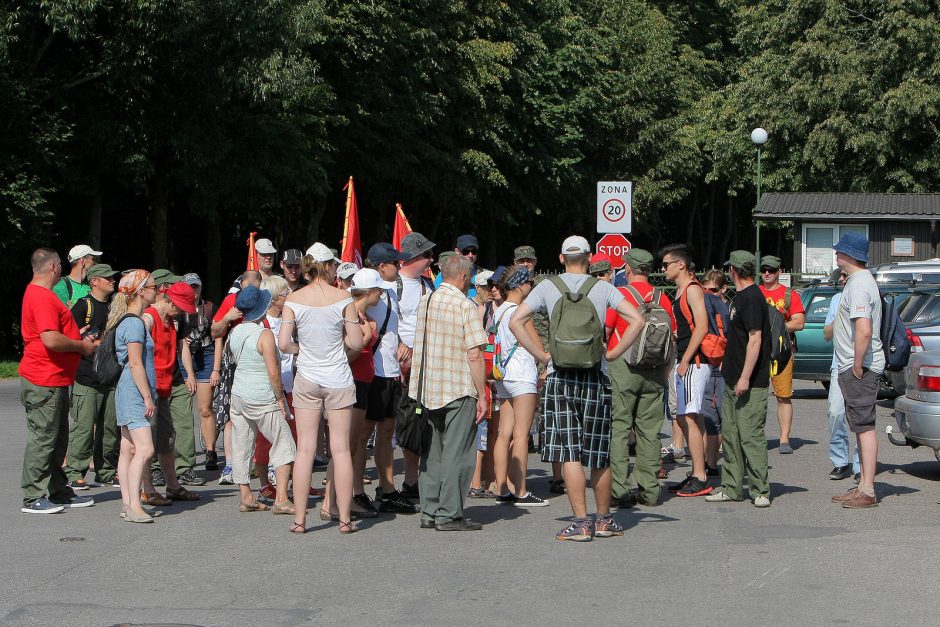 Žygyje sužinojo, kad vokiečiai paliepė įrengti tualetus