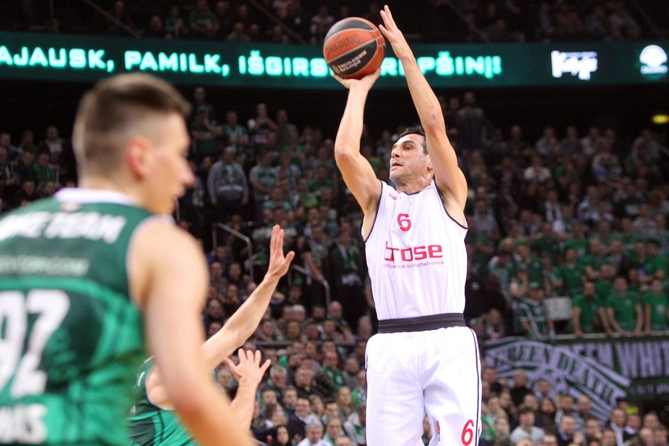 „Žalgiris“ po atkaklios kovos patiesė Bambergo krepšininkus