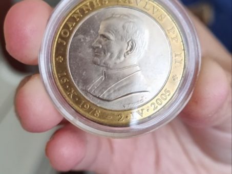 Skelbimas - Atminimo medalis Popiežiui Jonui Pauliui II-jam...