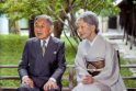 Japanijos imperatorius Akihito su imperatoriene Michiko