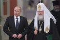 Vladimiras Putinas ir Rusijos Ortodoksų Bažnyčios patriarchas Kirilas